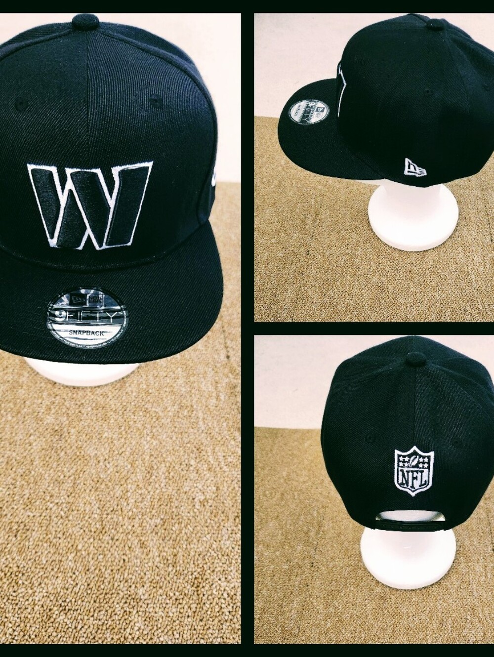 WASHINGTON COMMANDERS NFL FOOTBALL SNAPBACK HAT.
